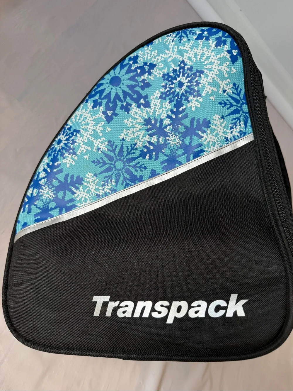 Transpack ICE skate backpack Bag blue Snowflake Figure Inline Roller 33L